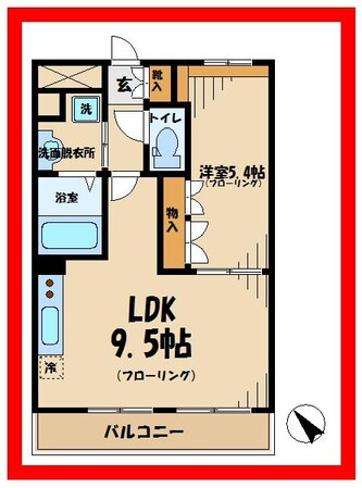 ディアベルジュの物件間取画像